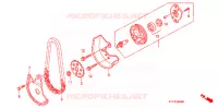 POMPE A HUILE pour Honda SH 125 S TOP CASE de 2009