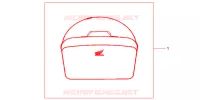 SAC INTERIEUR DE TOP CASE pour Honda SH 125 S TOP CASE de 2009