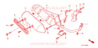 SILENCIEUX D'ECHAPPEMENT pour Honda SH 125 S TOP CASE de 2009