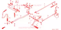 PEDALE pour Honda SHADOW VT 750 AERO ABS de 2007