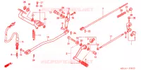 PEDALE pour Honda SHADOW VT 750 AERO ABS de 2007