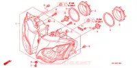 PHARE pour Honda CBR 1000 RR FIREBLADE de 2009