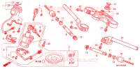 GUIDON   TE DE FOURCHE pour Honda CBR 1000 RR FIREBLADE de 2009