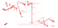 PEDALE pour Honda CBR 1000 RR FIREBLADE de 2009