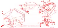 SELLE pour Honda CBR 1000 RR FIREBLADE de 2009