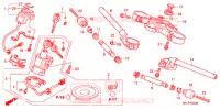 GUIDON   TE DE FOURCHE pour Honda CBR 1000 RR FIREBLADE de 2009