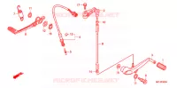 PEDALE pour Honda CBR 1000 RR FIREBLADE de 2009