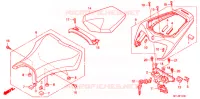 SELLE pour Honda CBR 1000 RR FIREBLADE de 2009