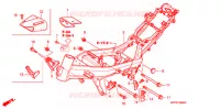 CADRE pour Honda CBR 125 BLACK de 2009