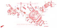 CULASSE  pour Honda CBR 125 BLACK de 2009