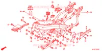 CADRE pour Honda GL 1800 GOLD WING ABS de 2014