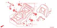 SELLE pour Honda GL 1800 GOLD WING ABS AIRBAG de 2014