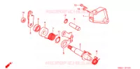 FREIN DE PARKING pour Honda 50 GYRO X STANDARD de 2000