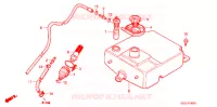 RESERVOIR D'HUILE pour Honda 50 GYRO X STANDARD de 2000