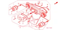 FEUX ARRIERE pour Honda 50 GYRO X STANDARD de 2005