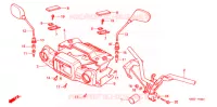 GUIDON   CARENAGE pour Honda 50 GYRO X STANDARD de 2005