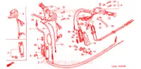 LEVIER DE GUIDON   CABLE   COMMODO pour Honda 50 GYRO X STANDARD de 2005