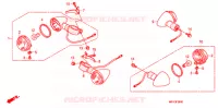 CLIGNOTANT pour Honda VT 1300 C FURY ABS de 2011