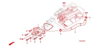 CARTER DE POMPE A EAU pour Honda FOURTRAX 420 RANCHER 4X4 Manual Shift RED de 2010