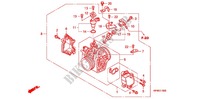 CORPS DE PAPILLON pour Honda FOURTRAX 420 RANCHER 4X4 Manual Shift RED de 2010