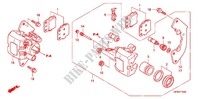 ETRIER DE FREIN AVANT pour Honda FOURTRAX 420 RANCHER 4X4 Manual Shift RED de 2010