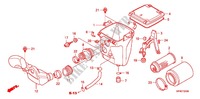 FILTRE A AIR pour Honda FOURTRAX 420 RANCHER 4X4 Manual Shift RED de 2010