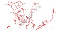 LEVIER DE SELECTION pour Honda FOURTRAX 420 RANCHER 4X4 Manual Shift RED de 2010