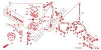 MAITRE CYLINDRE DE FREIN AVANT pour Honda FOURTRAX 420 RANCHER 4X4 Manual Shift RED de 2010