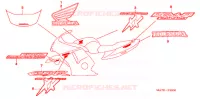 AUTOCOLLANTS (1) pour Honda CBR 1100 SUPER BLACKBIRD de 2006