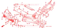 CADRE   RADIATEUR D'HUILE pour Honda CBR 1100 SUPER BLACKBIRD de 2006