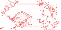 FILTRE A HUILE   CARTER INFERIEUR   POMPE A HUILE pour Honda CBR 1100 SUPER BLACKBIRD de 2006