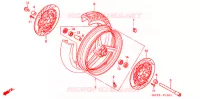 ROUE AVANT pour Honda CBR 1100 SUPER BLACKBIRD de 2006