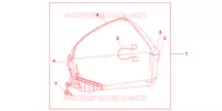 TOP CASE 45L NIGHTSTAR BLACK pour Honda CBF 1000 F ABS de 2010