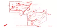 COUVERCLES LATERAUX pour Honda CBF 1000 F ABS 98HP de 2010