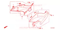 COUVERCLES LATERAUX pour Honda CBF 1000 F ABS de 2010