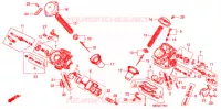 CARBURATEUR (PIECES CONSTITUTIVES) pour Honda SHADOW VT 750 de 2001