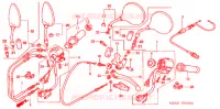 COMMUTATEUR/CABLE  pour Honda SHADOW VT 750 de 2001