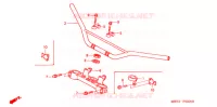 GUIDON   TE DE FOURCHE pour Honda XR 650 de 2005
