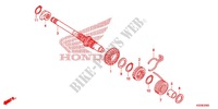 AXE DE KICK pour Honda WAVE 110 de 2011