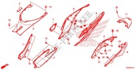 CARENAGE ARRIERE pour Honda WAVE 110 de 2011