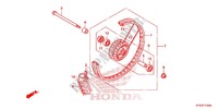 ROUE AVANT (1) pour Honda CBF 125 de 2012
