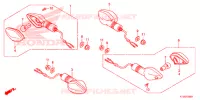 CLIGNOTANT pour Honda CBF 125 de 2012