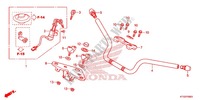 GUIDON   TE DE FOURCHE pour Honda CBF 125 de 2012