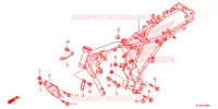 CADRE pour Honda CBF 125 de 2012