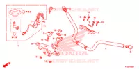GUIDON   TE DE FOURCHE pour Honda CBF 125 de 2012