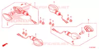 CLIGNOTANT pour Honda CBF 125 de 2012