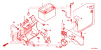 BATTERIE pour Honda CBF 125 de 2012