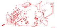 BATTERIE pour Honda CBF 125 de 2012