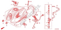 RESERVOIR A CARBURANT pour Honda CBF 125 de 2012