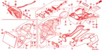 FEU ARRIERE pour Honda CBR 1000 MAT BLACK de 2016